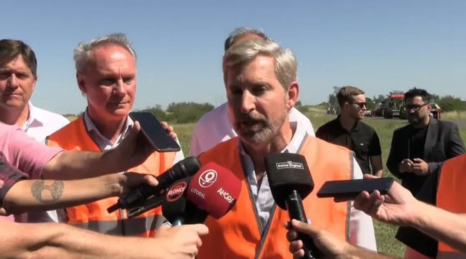 Frigerio estuvo presente en la reactivación de las obras de la Ruta Provincial Nº20