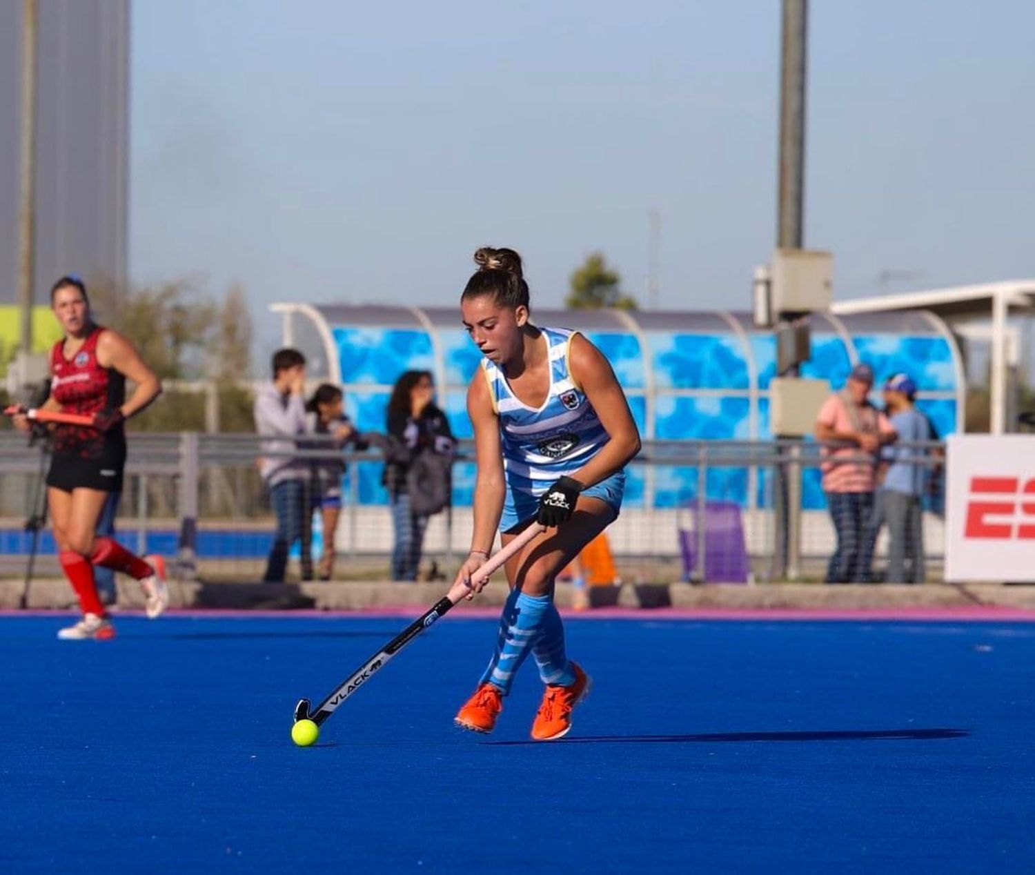 Brisa Bruggesser, en una nueva concentración Junior
