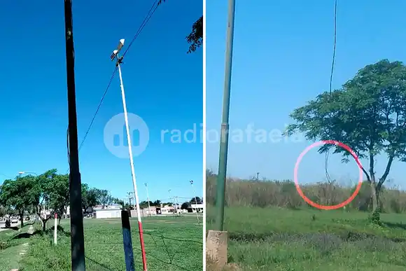 Otra vez, una institución deportiva víctima de los “robacables”