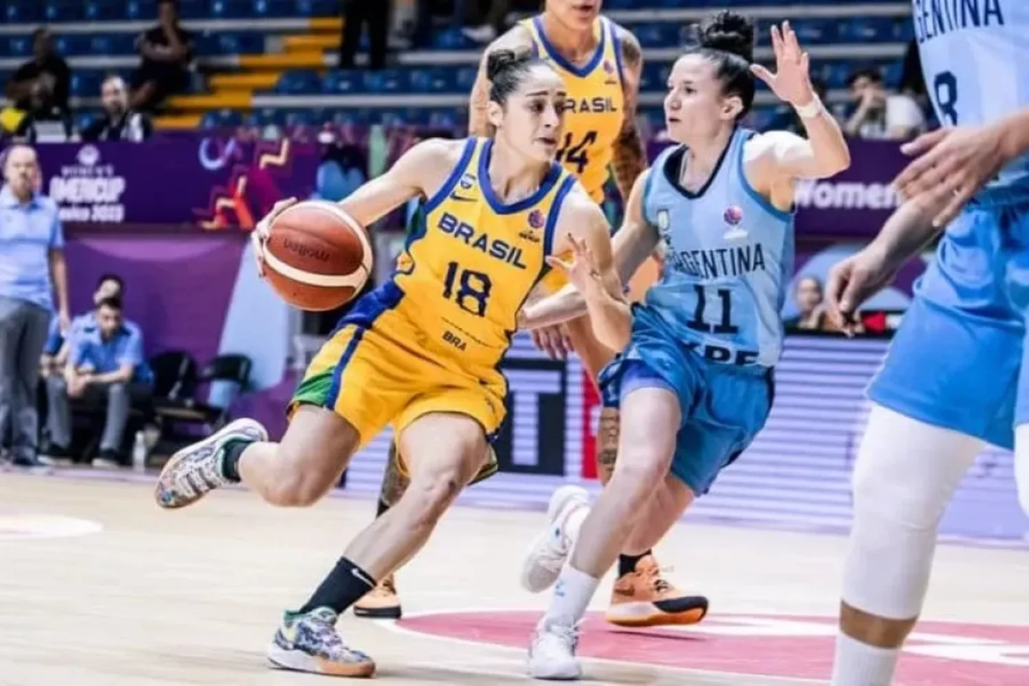 Derrota ajustada ante Brasil en la AmeriCup