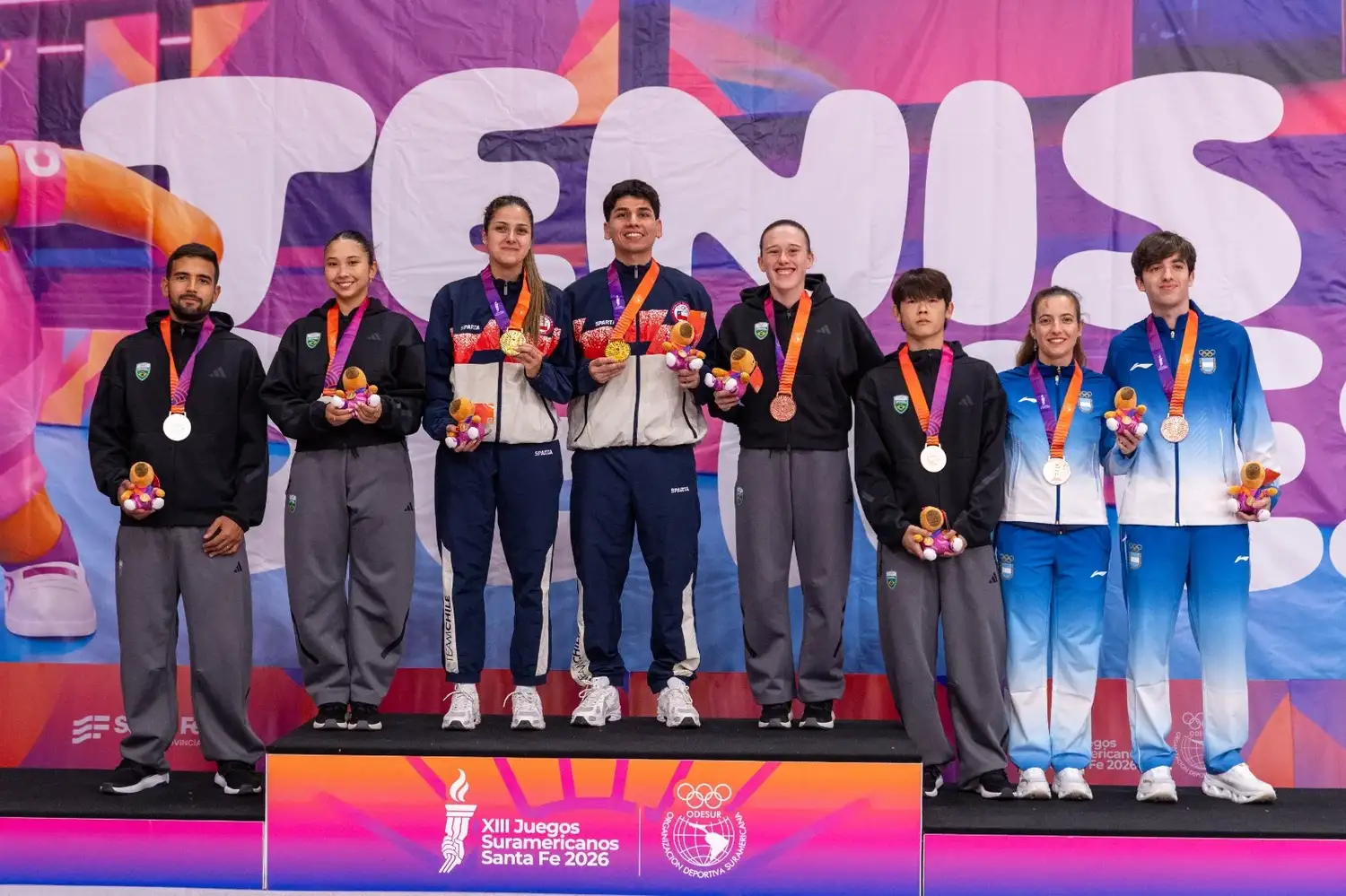 El tenis de mesa brilló en Rosario con figuras internacionales en los Juegos Suramericanos - 2
