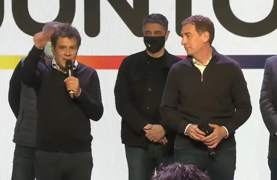 Santilli y Manes desde La Plata: "Vamos a trabajar juntos para ganarle al kirchnerismo en noviembre"