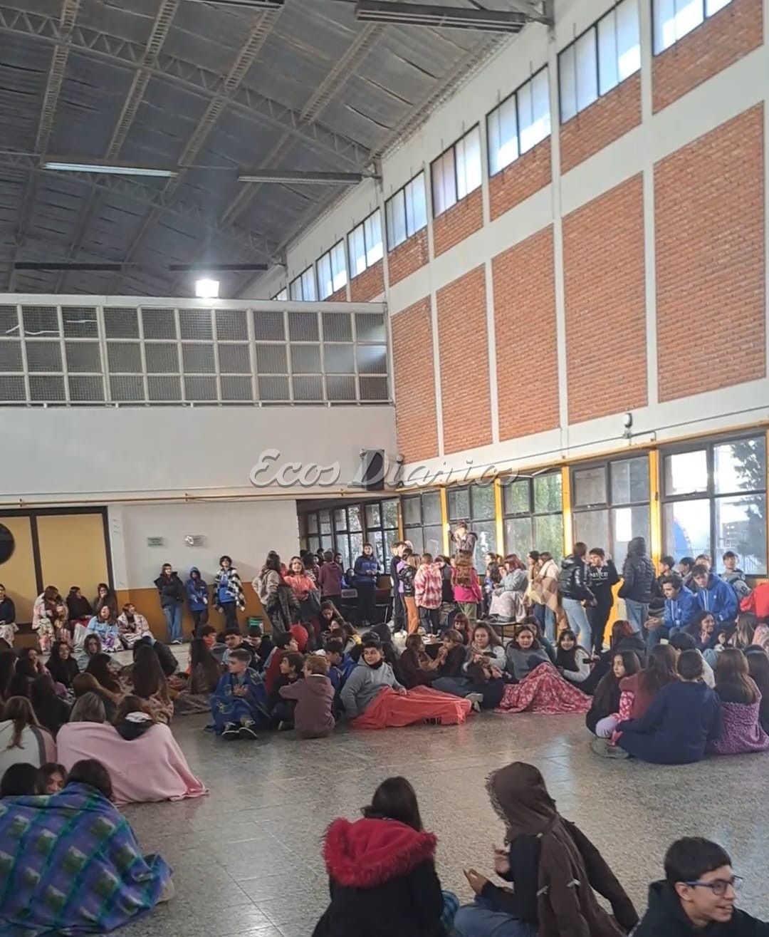 Alumnos de la Escuela Secundaria N°7