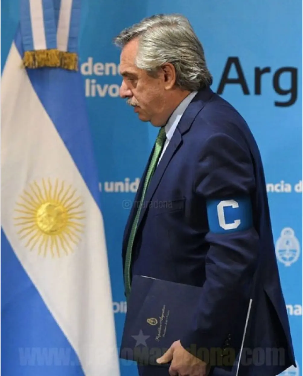 Maradona apoyó a Alberto Fernández: «Es el capitán que tiene que salir a demostrar»