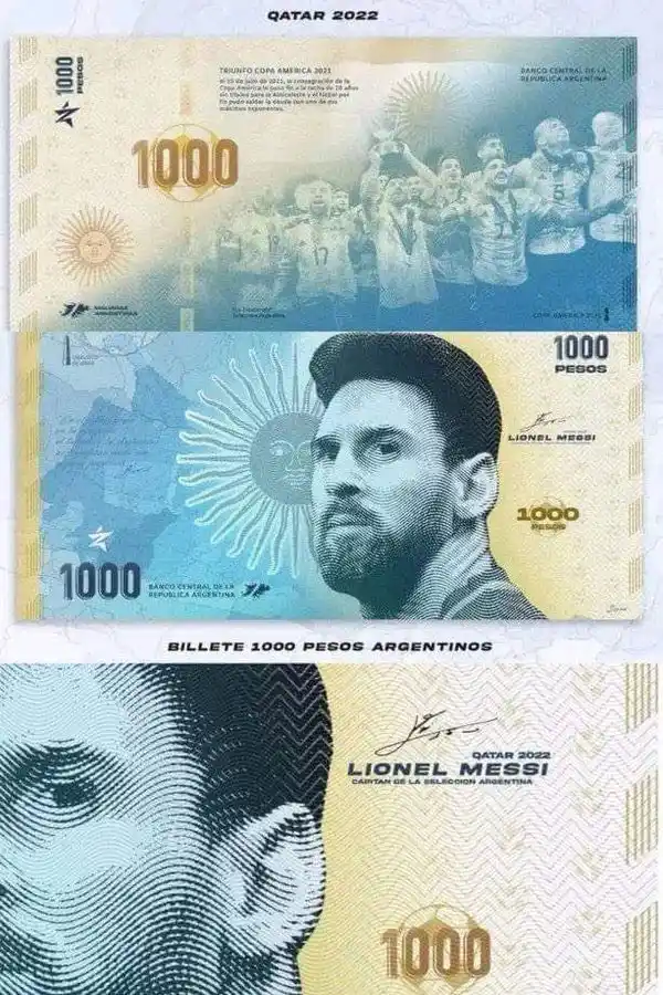 ¿Se viene el billete con la cara de Messi?