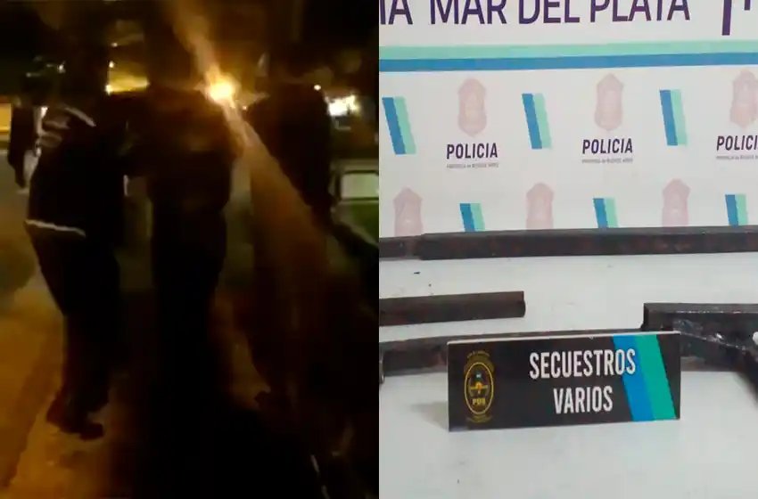 Le pegó con un hierro en la cabeza a un policía en la puerta del Municipio