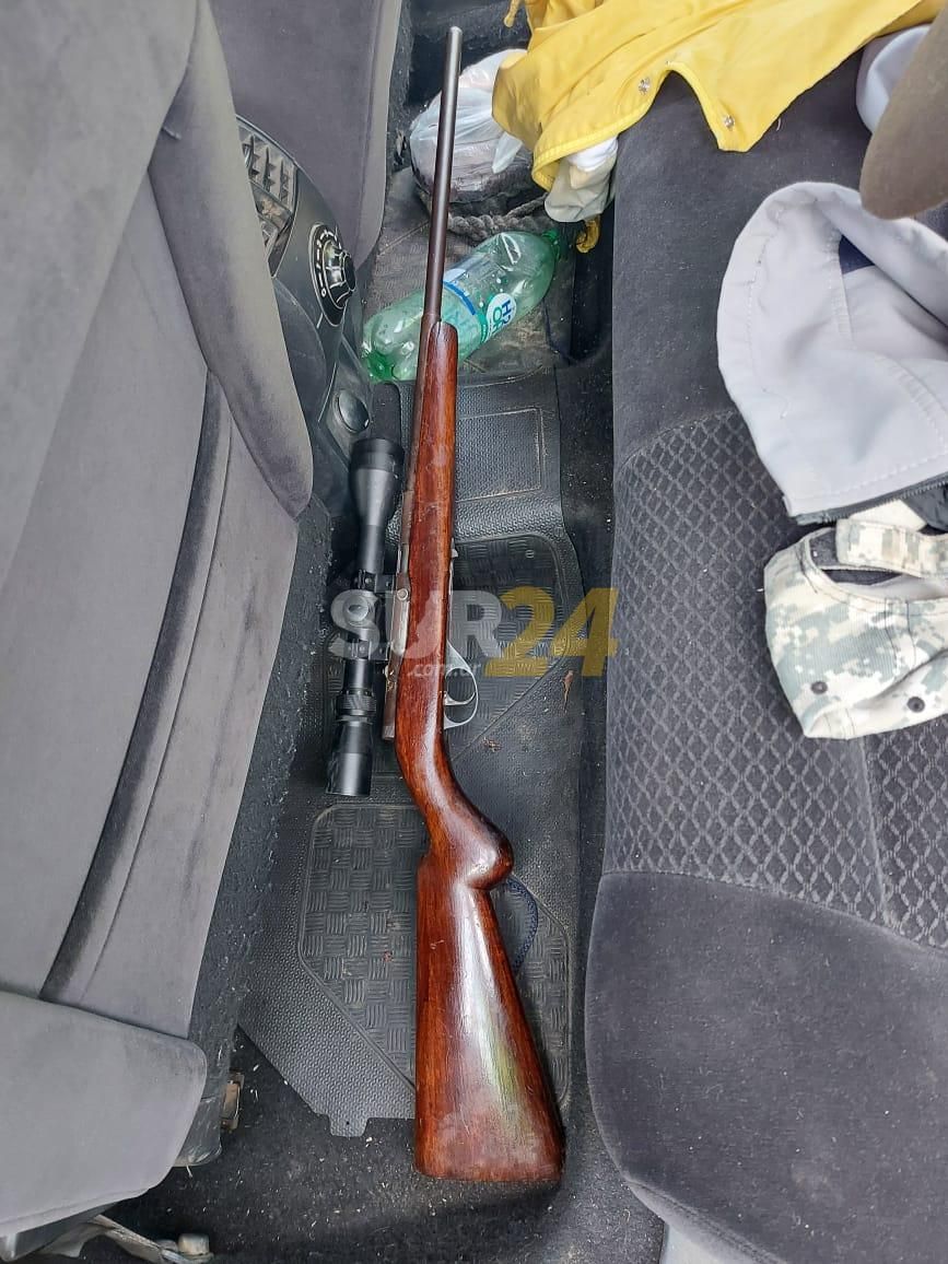 Policía Vial secuestró una carabina en un control sobre ruta 33