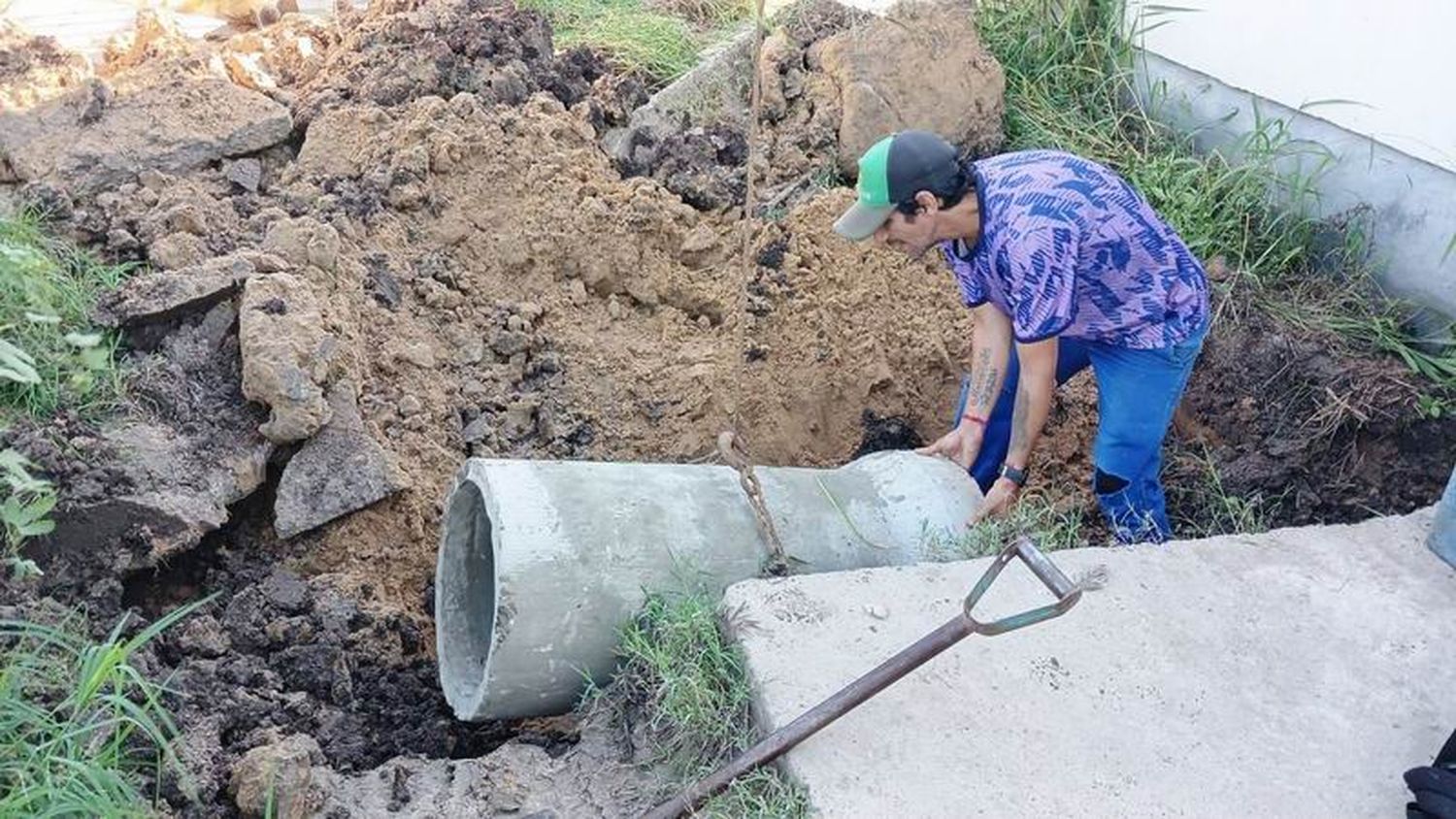 La comuna inició la puesta a punto del 
drenaje urbano y el mantenimiento de calles