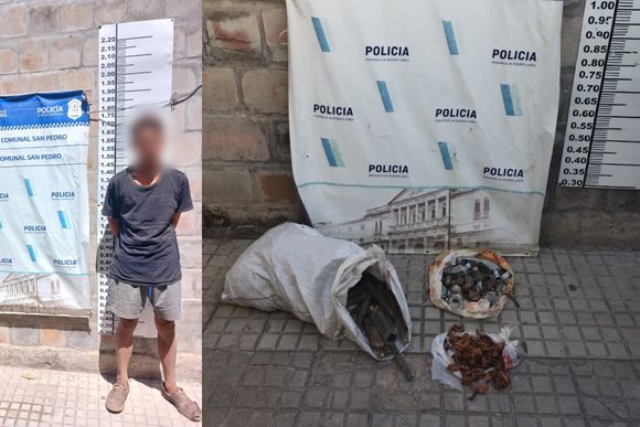 Entró a robar al viejo hotel Marconi y lo detuvieron