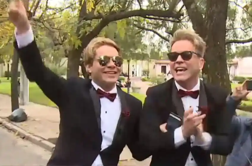 En medio de un escándalo, se casaron Guido Süller y Tomasito