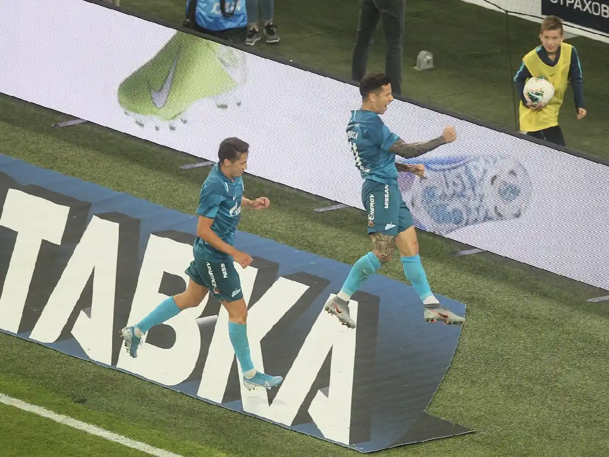 Driussi marcó un tanto en Rusia