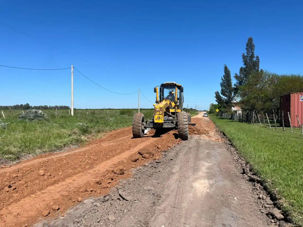A través de un trabajo articulado con Consorcios Vecinales, Pueblo Belgrano avanza en obras viales