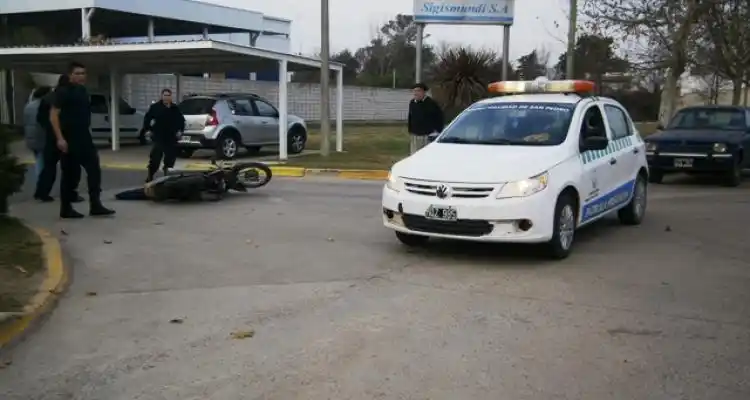 Accidente en Beaumont y Avenida Sarmiento