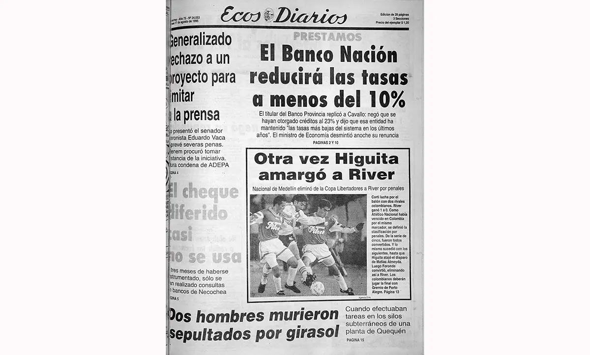 Jueves 17 de agosto de 1995