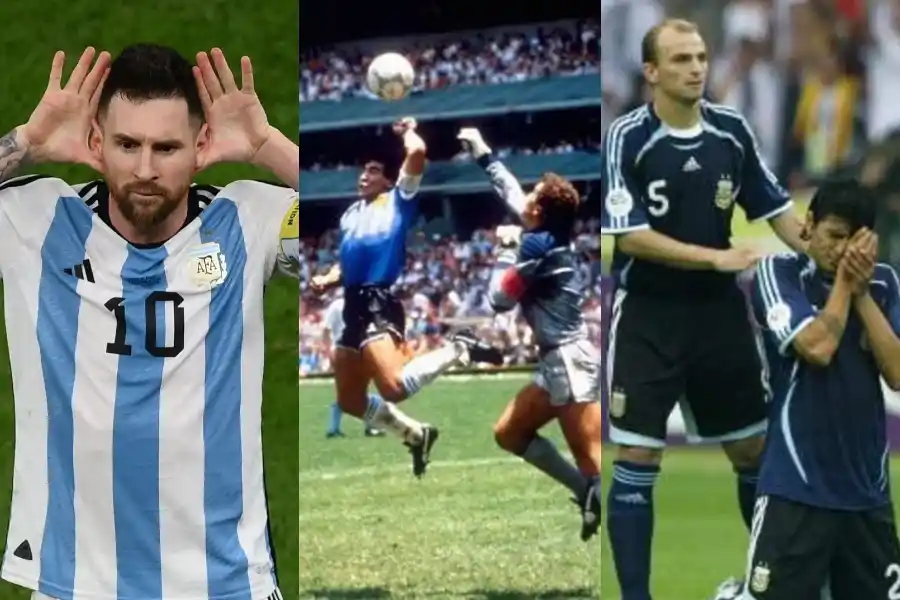 Drama, gloria y desilusiones: cómo le fue a Argentina cada vez que jugó los cuartos de final de un Mundial