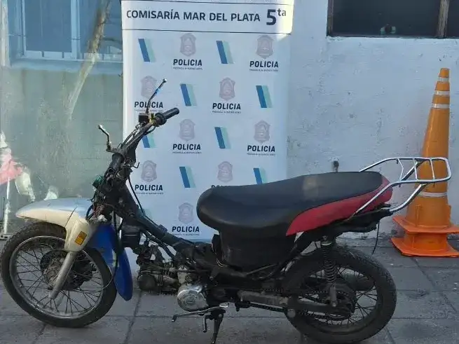moto secuestrada