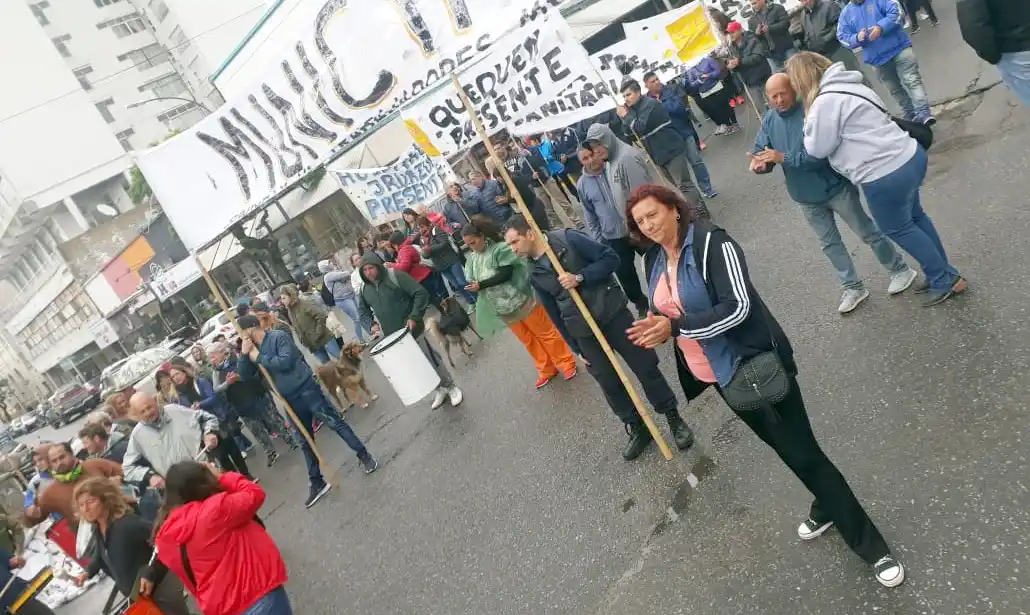 En la calle. La mujer durante una manifestación en defensa de los derechos de los trabajadores