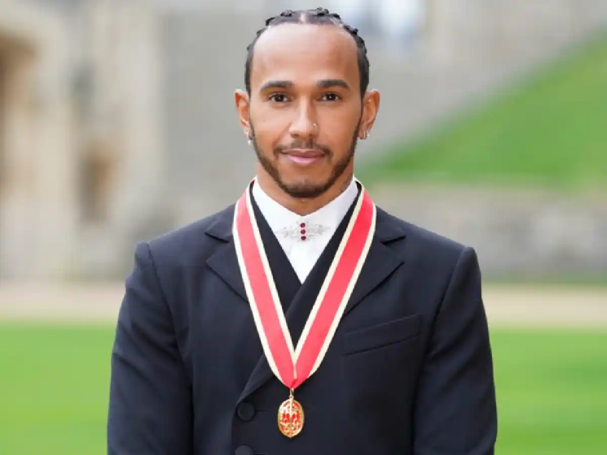 Hamilton recibió el título de caballero del Príncipe de Gales
