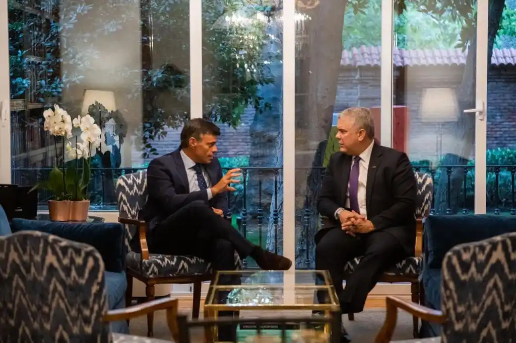 De esto hablaron Leopoldo López e Iván Duque en España (Detalles)