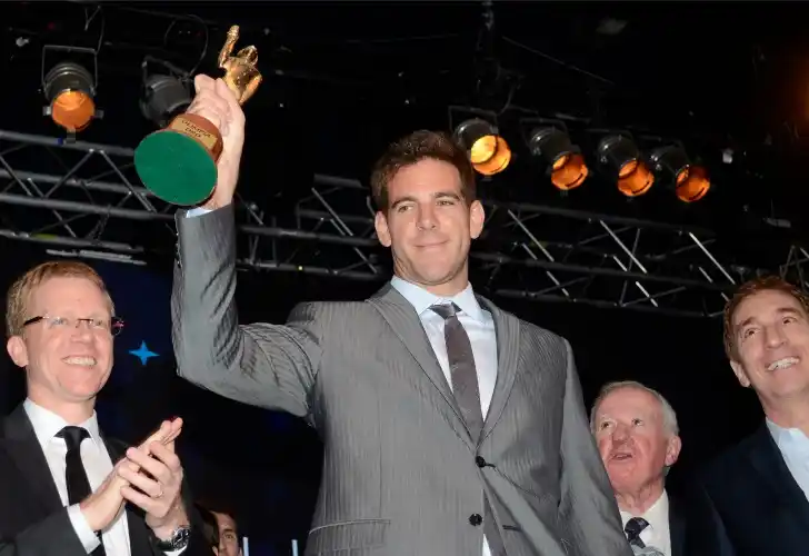Juan Martín Del Potro ganó el Olimpia de oro al mejor deportista del año