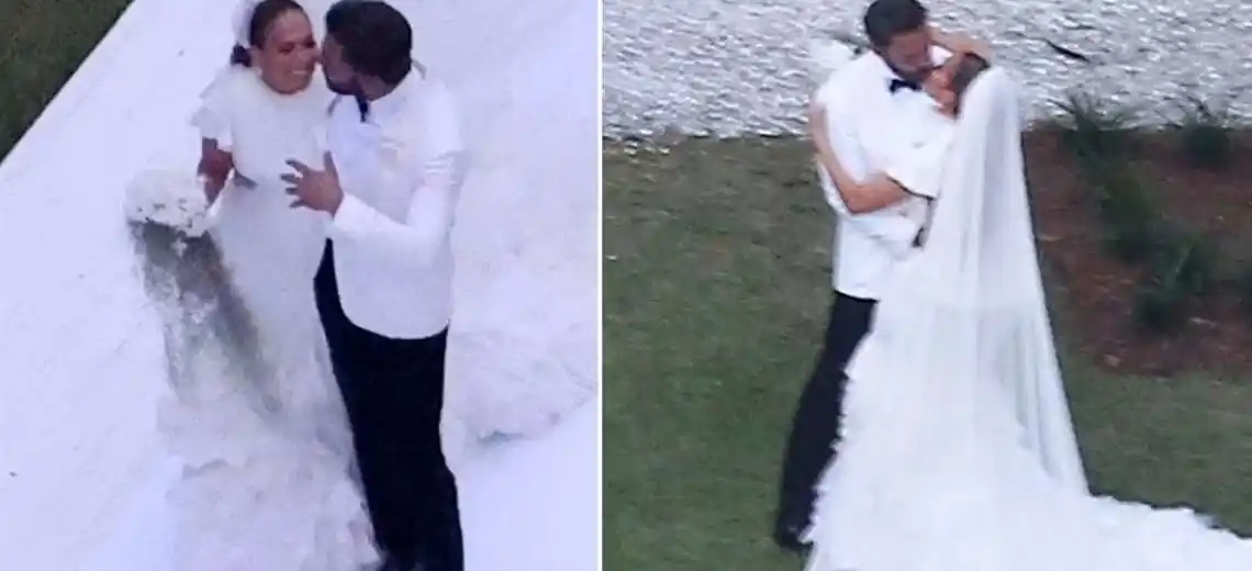 Las fotos de la espectacular boda de Jennifer Lopez y Ben Affleck