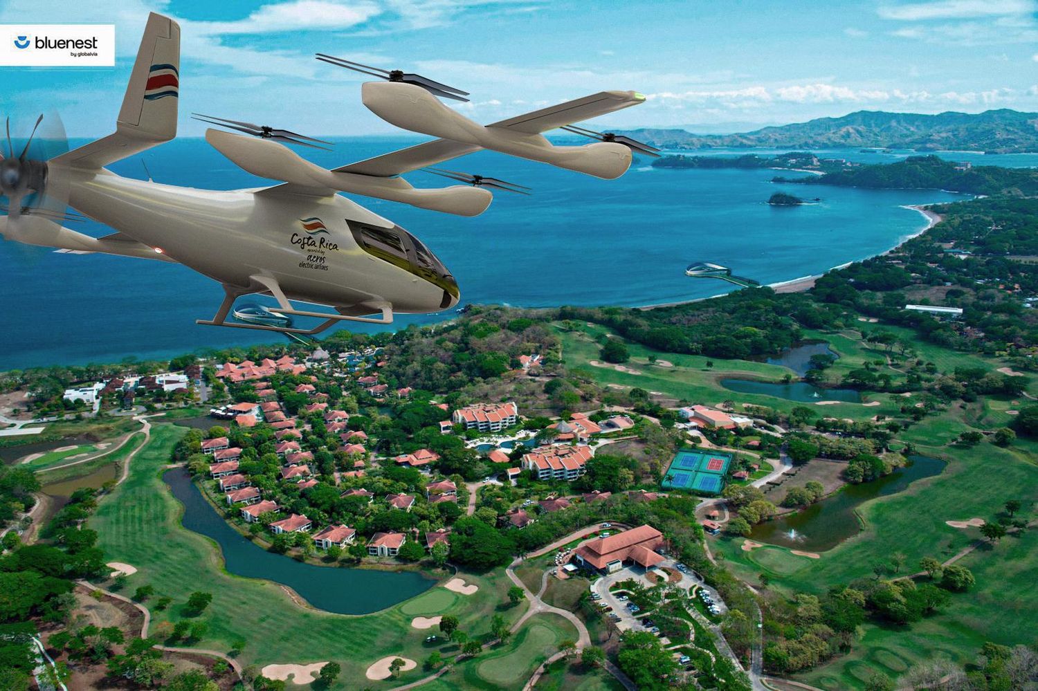 La movilidad aérea avanzada llegará a Costa Rica con Eve