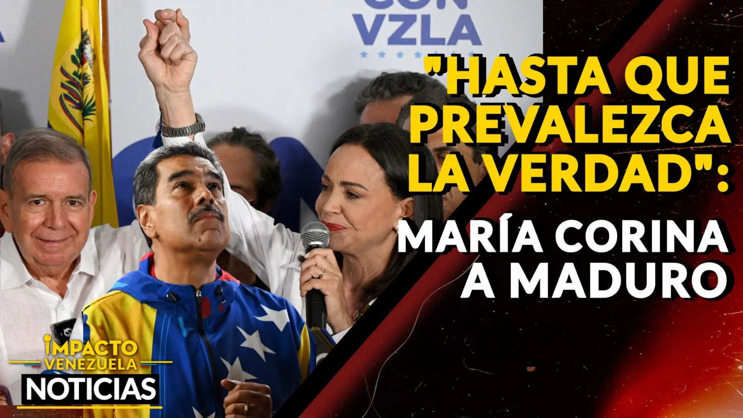 «HASTA QUE PREVALEZCA LA VERDAD»: María Corina a Maduro – VIDEO