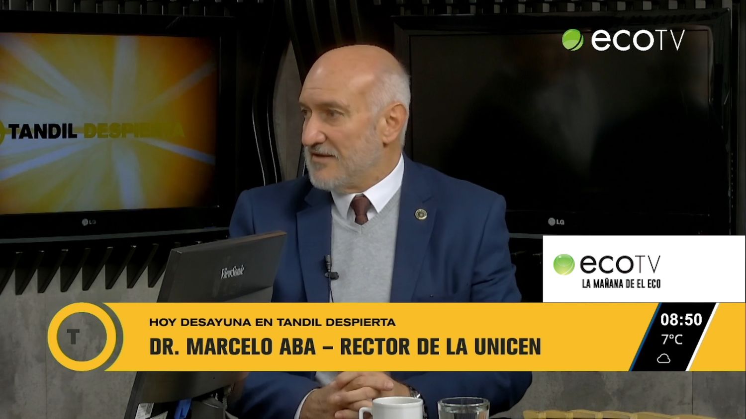 El rector de la Unicen, Marcelo Aba.