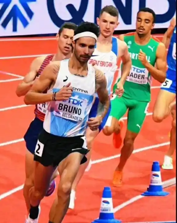 Federico Bruno y su  mensaje tras competir  en el Mundial de Atletismo