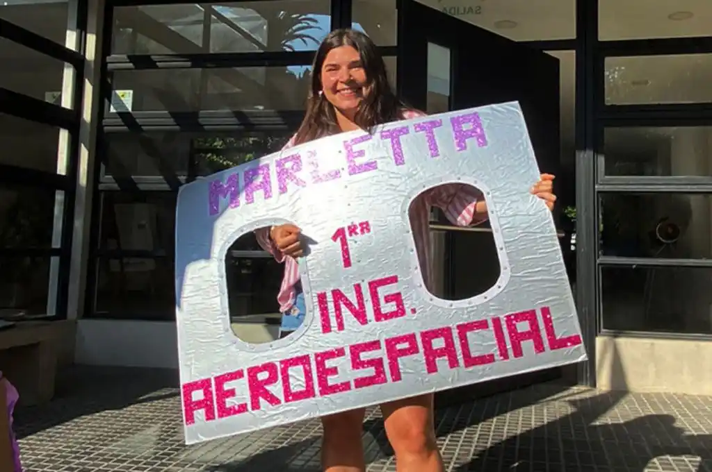 Valentina Marletta, la primera ingeniera aeroespacial del país