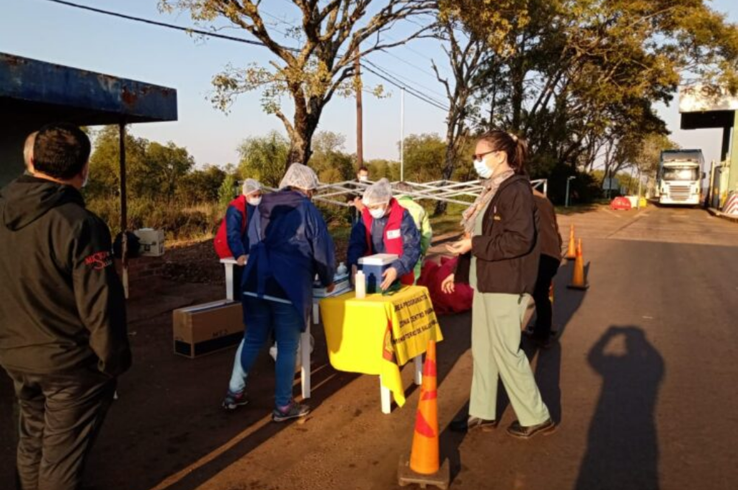 Misiones comenzó a vacunar contra el Covid en peajes y rutas de la provincia