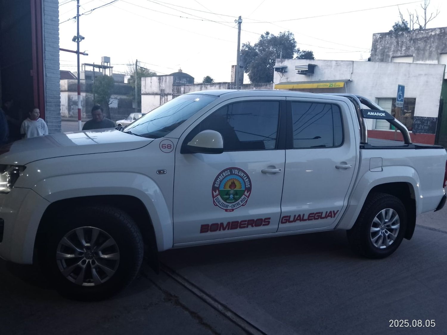 La nueva unidad es una camioneta Volkswagen Amarok.