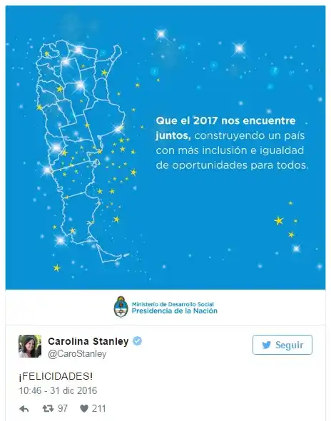 Desarrollo Social no incluyó las Malvinas en su mapa
