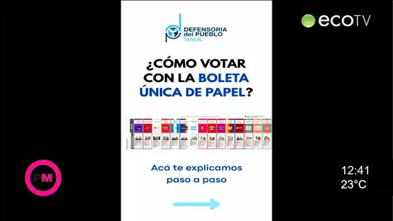 Elecciones del 26: qué se elige y cómo se vota con la Boleta Única Papel