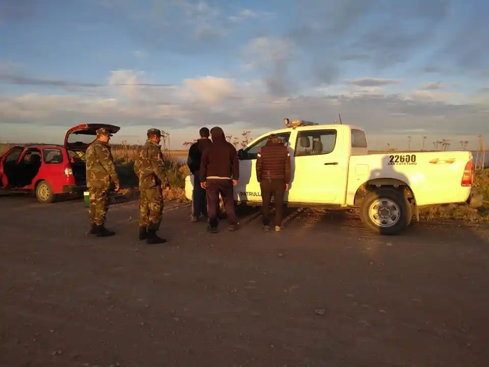 Aprehendidos por caza furtiva en el área rural