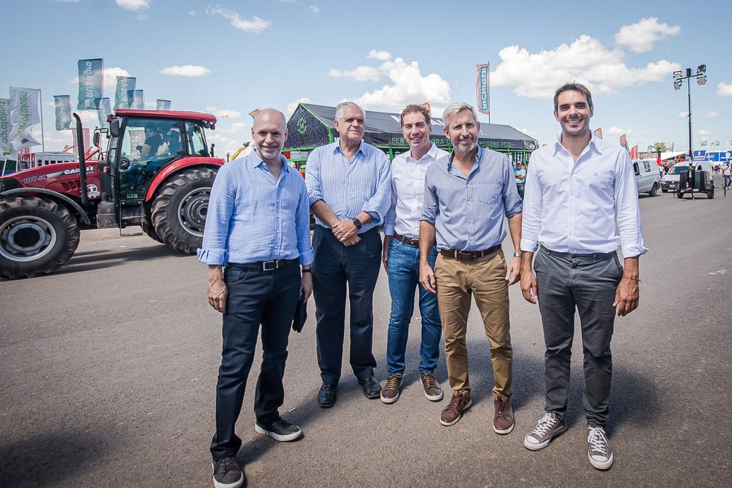 Larreta, Santilli y López Murphy en Expoagro: Se mostraron como alternativa y exigieron que bajen las retenciones