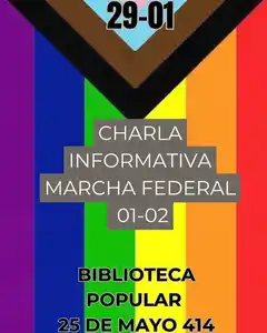 Convocatoria a charla informativa sobre la Marcha Federal