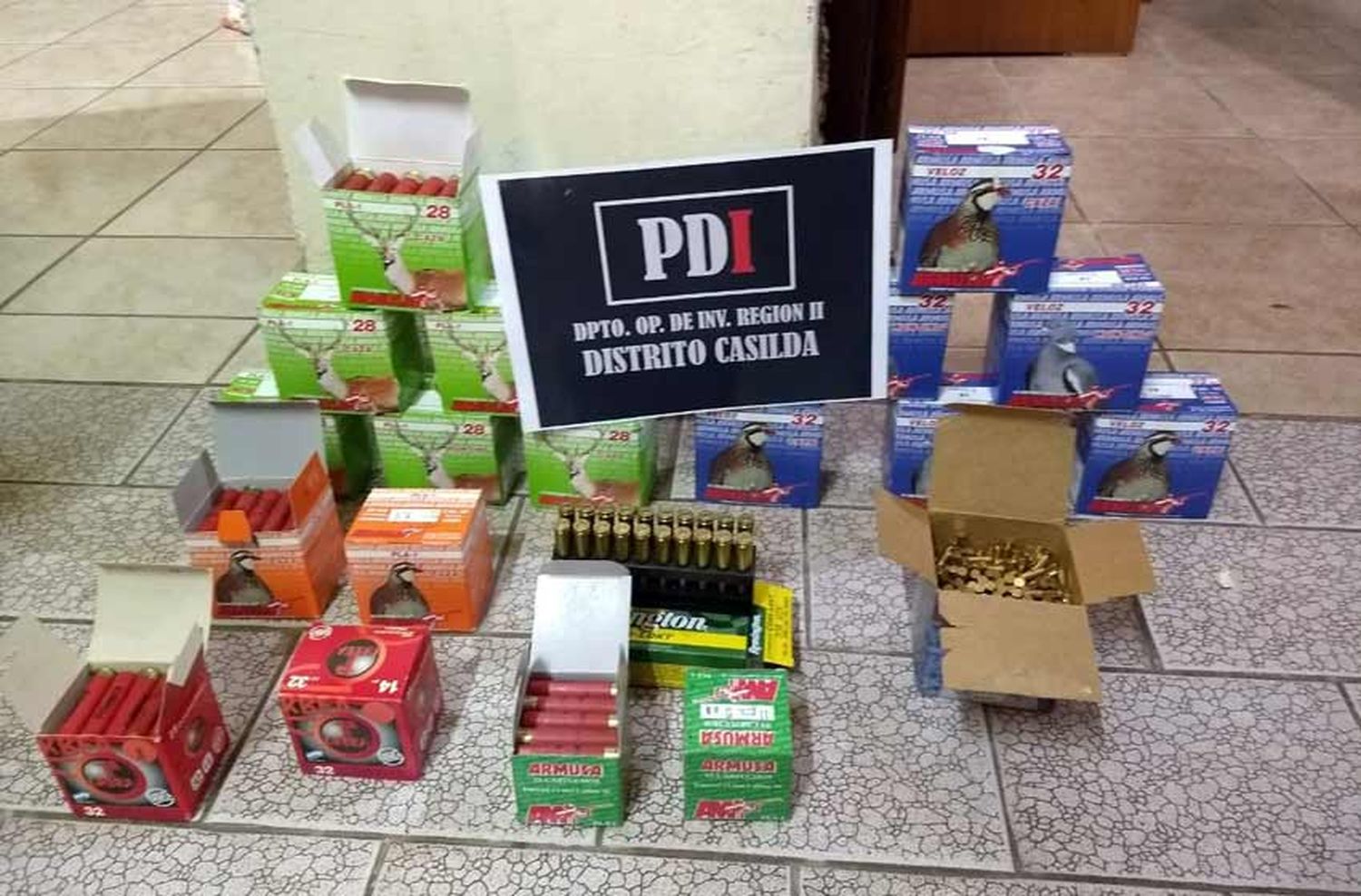 La Policia de Investigaciónes secuestró un arsenal en un campo del sur de la provincia