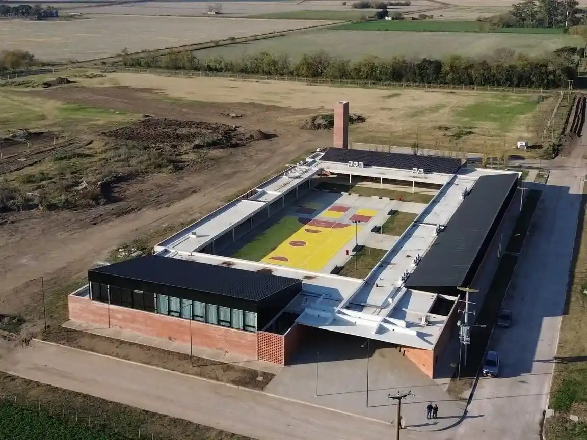 Este jueves se inaugura el nuevo edificio de la Escuela de Enseñanza Secundaria Orientada N.º 224 “Patagonia Argentina”Foto: Gentileza.