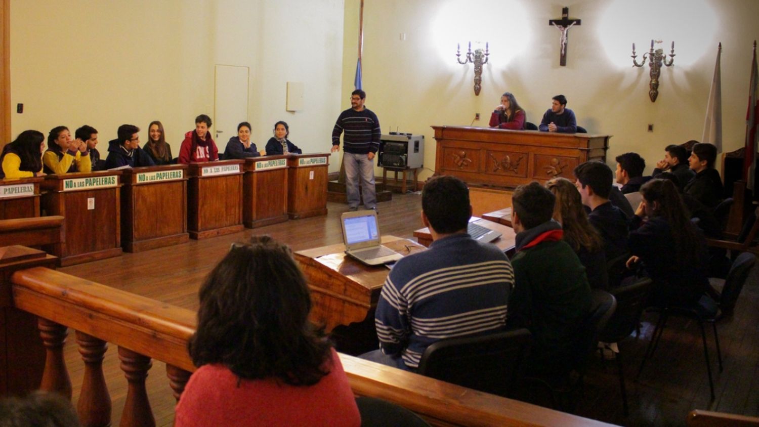 Alumnos de secundaria trabajaron en el Concejo Deliberante Estudiantil