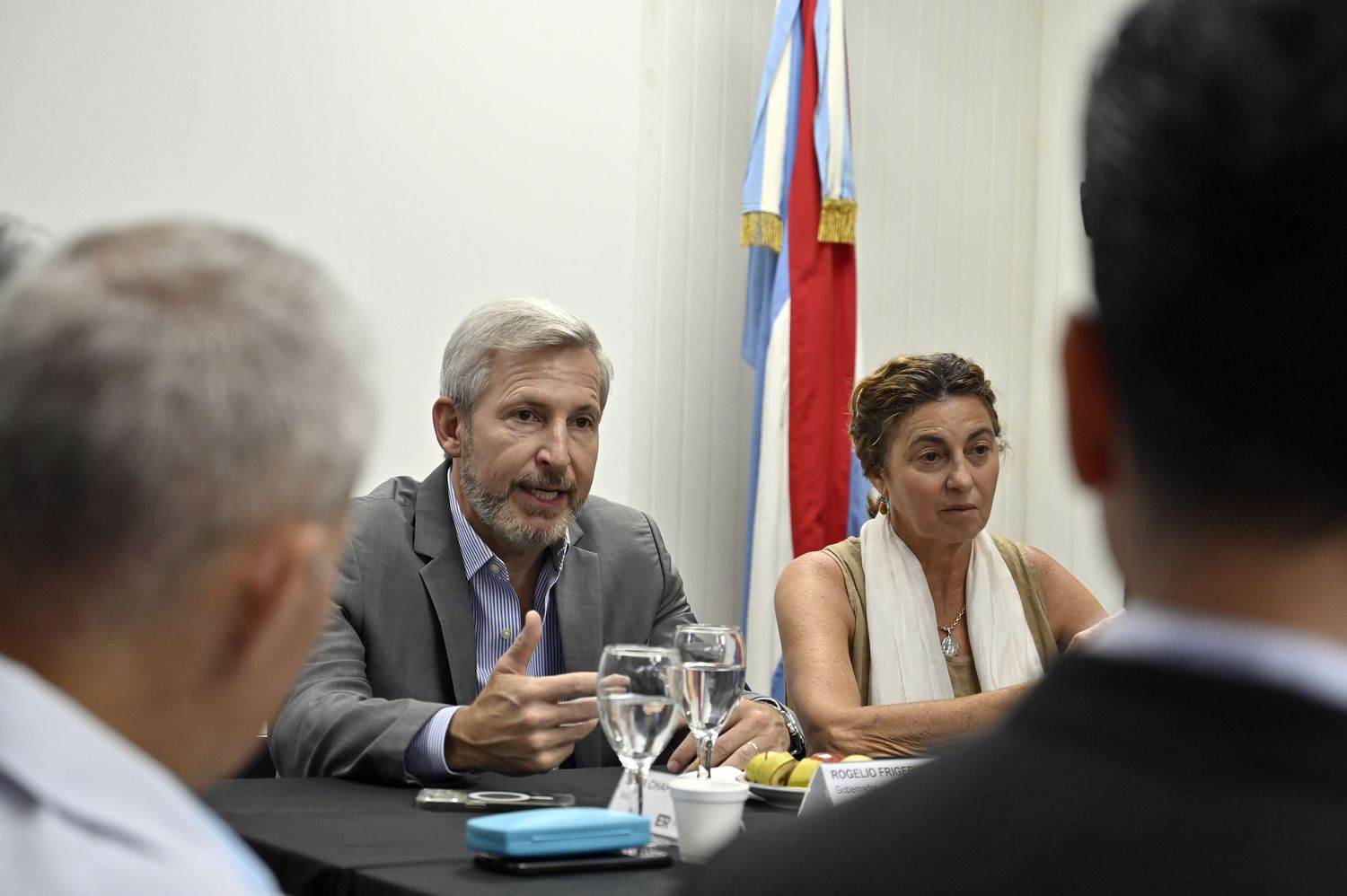 Frigerio mantiene ronda de reuniones con funcionarios nacionales