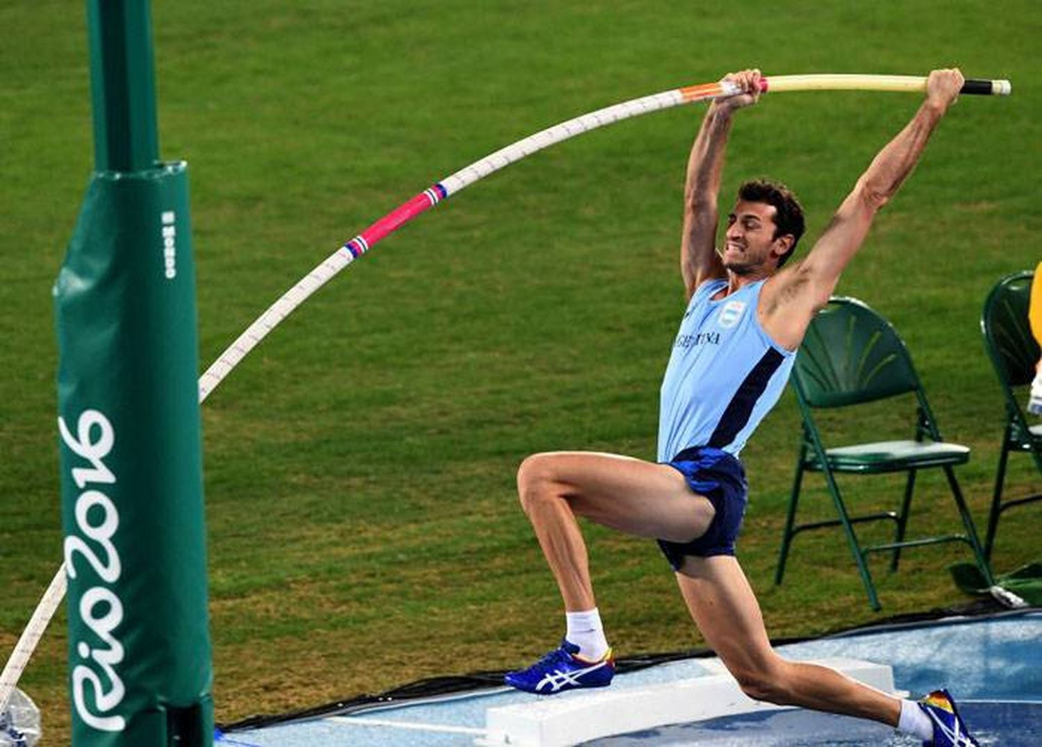 Germán Chiaraviglio se pone a punto en la pista de Concordia