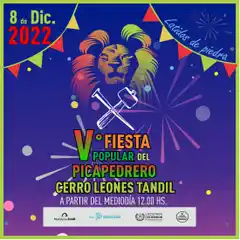 Con el show de Los del Fuego, se realizará la Fiesta del Picapedrero
