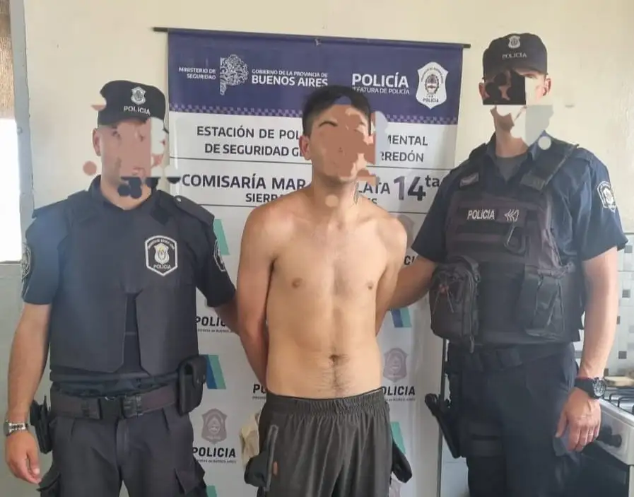 El sujeto se peleó con su hermano y luego intentó escapar de la Policía.