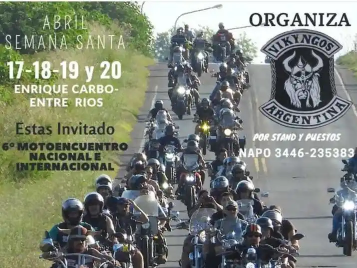 Enrique Carbó se prepara para el 6º Motoencuentro Nacional e Internacional durante Semana Santa