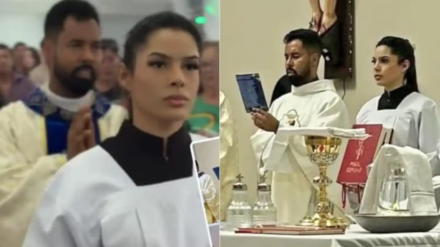 Escándalo total: suspendieron a un cura que lo encontraron semidesnudo con una joven en una casa parroquial de Brasil