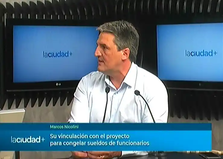 Marcos Nicolini y el proyecto para congelar sueldos políticos | La Ciudad