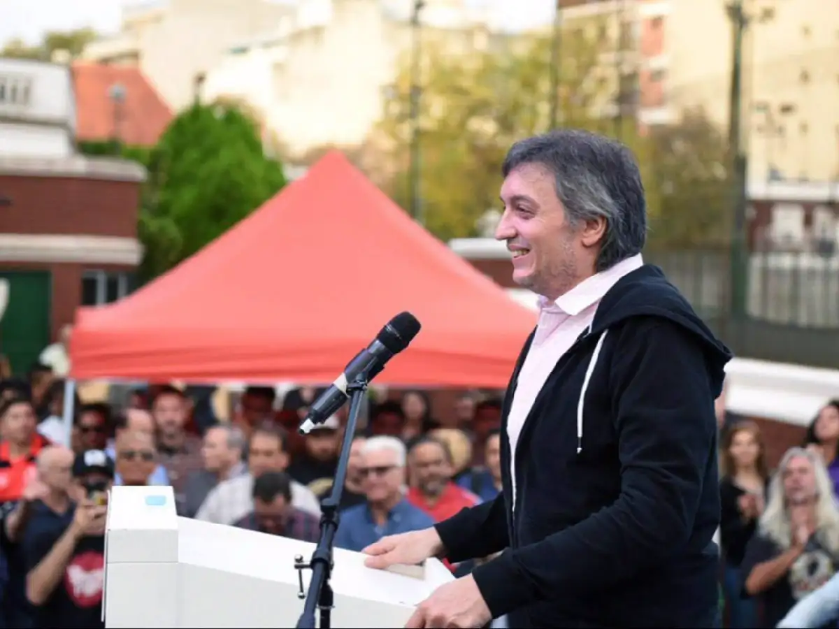 Máximo Kirchner: "La decisión de Cristina es un ejemplo"