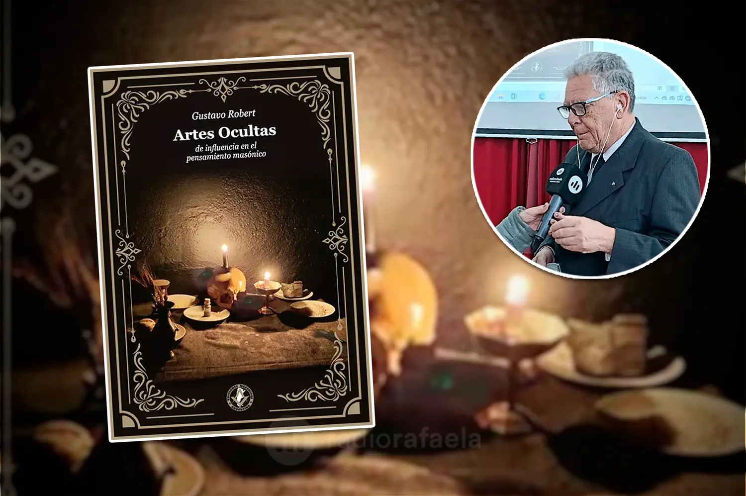 El rafaelino Gustavo Robert, presentó su libro “Artes Ocultas: de influencia en el pensamiento masónico”