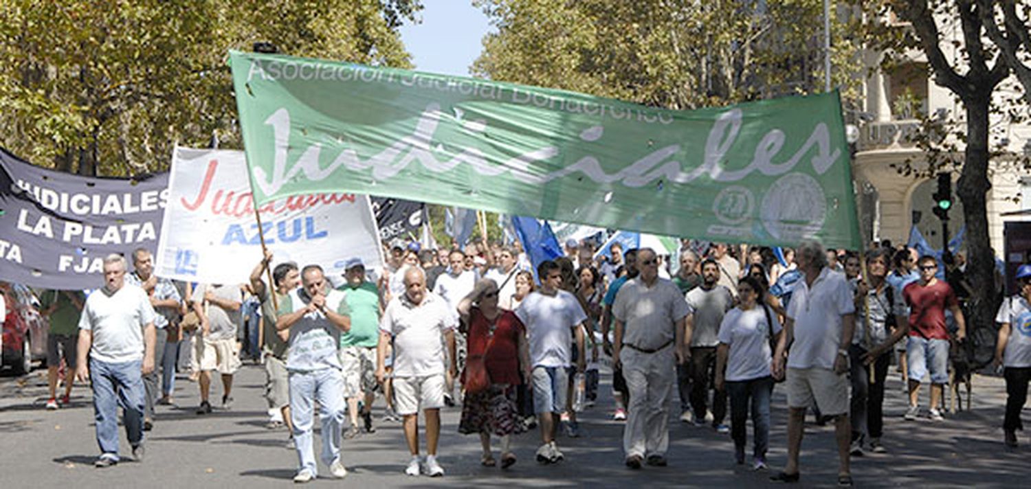 Los Judiciales bonaerenses realizan un nuevo paro este jueves